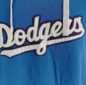 VINTAGE LOS ANGELES DODGERS MLB HOODIE BY MAJESTIC XL